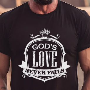 Gottes Liebe Versage nie Christlich Tri-Blend Shirt