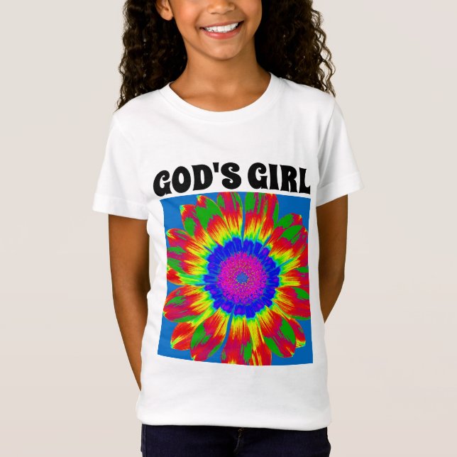 GOTTES MÄDCHEN CHRISTLICHE MÄDCHEN-T - SHIRT (Vorderseite)
