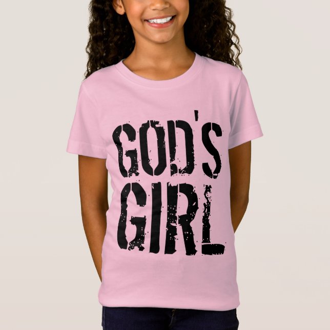 GOTTES MÄDCHEN Christliche T - Shirt (Vorderseite)
