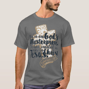 Gottes Meisterwerk Christliches Geschenk Bibelvers T-Shirt