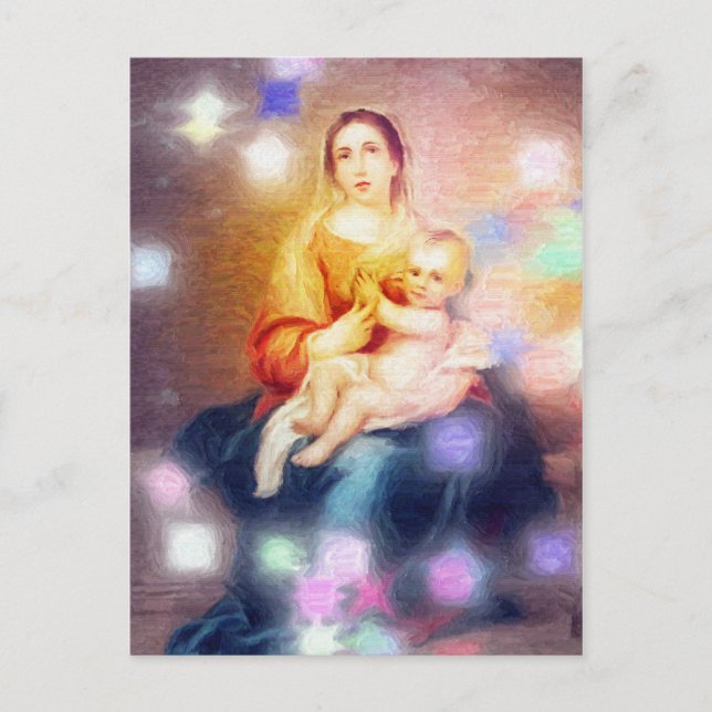 Gottes Meisterwerk ist Mutter Postkarte (Vorderseite)