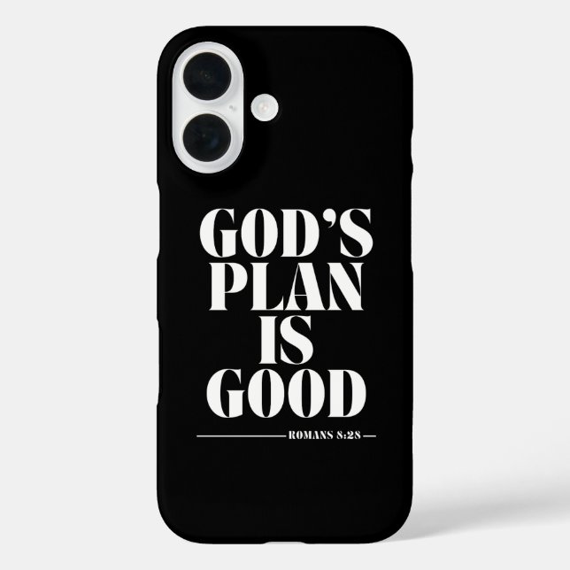 Gottes Plan ist gut - Römer 8:28 Case-Mate iPhone Hülle (Rückseite)