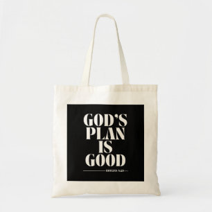 Gottes Plan ist gut - Römer 8:28 Tragetasche