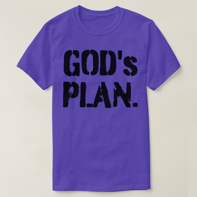 Gottes Plan T-Shirt (Design vorne)