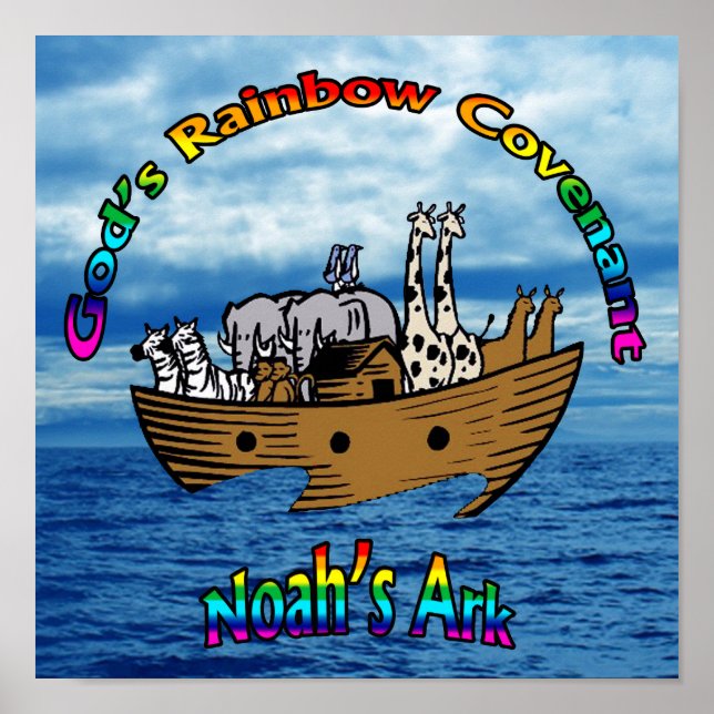 Gottes Regenbogenbündnis Nr. 4 Poster (Vorne)