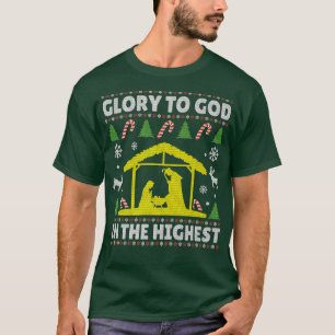 Gottes Ruhm in der Christlichsten hässlichen Weihn T-Shirt