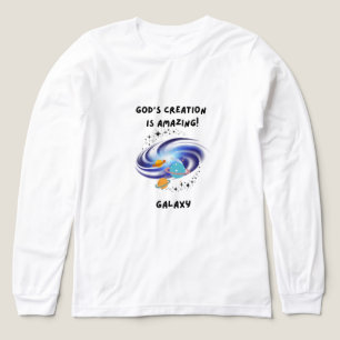 Gottes Schöpfung (Galaxie) Tri-Blend Shirt