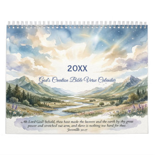 Gottes Schöpfungsbibelvers-Kalender Kalender