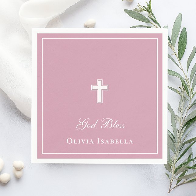 Gottes segensreiches Cross Girl Baptisse Serviette (Von Creator hochgeladen)