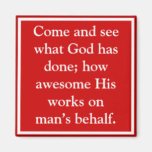 Gottes Segnungen an den Menschen sind phantastisch Magnet