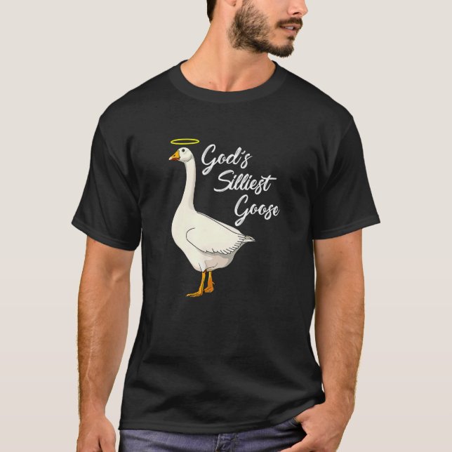 Gottes Silbereste Gänseente T-Shirt (Vorderseite)