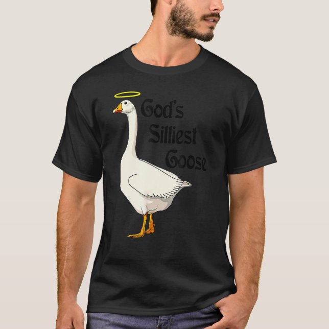 Gottes Silbereste Gänseente T-Shirt (Vorderseite)