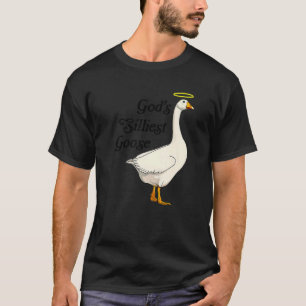 Gottes Silberfrüheste Gänse Funny Duck Lovers Prem T-Shirt