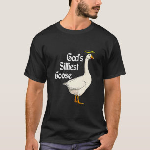 Gottes Silberfrüheste Gänse Funny Duck Lovers Prem T-Shirt