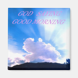 GOTTES SPRICHWORT GUT MORGEN MAGNET