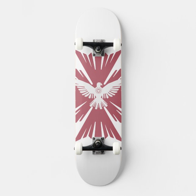 Gottes Taube des Friedens Skateboard (Vorderseite)