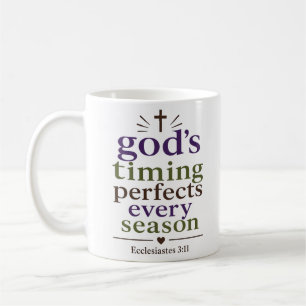 Gottes Timing macht jede Jahreszeit perfekt - Chri Kaffeetasse