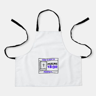 Gottes Weg ist perfekt.Palmen 18:30 Schürze