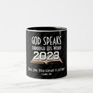 Gottes Word Bibel Schwarz 2026 JEDES JAHR Christli Zweifarbige Tasse