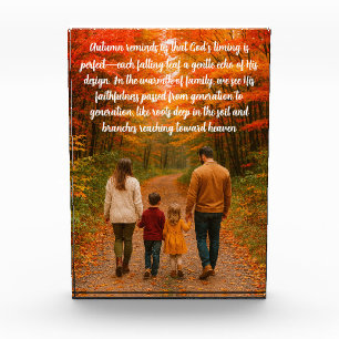 Gottes Zeitplan, Familienreise Fotoblock