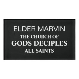 Gottes Zeuge Personalisiert Namenschild