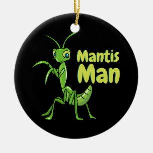 Gottesanbeterer-Mann Grüner Garten Insekt Keramik Ornament