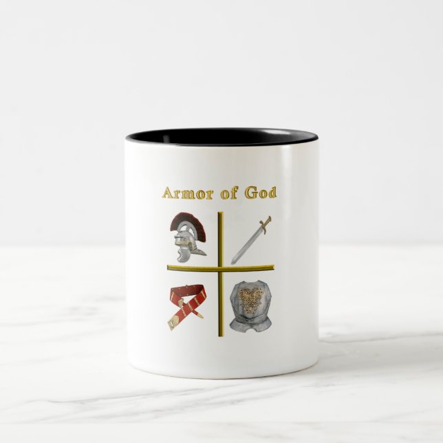 Gottesarmee Zweifarbige Tasse (Mittel)