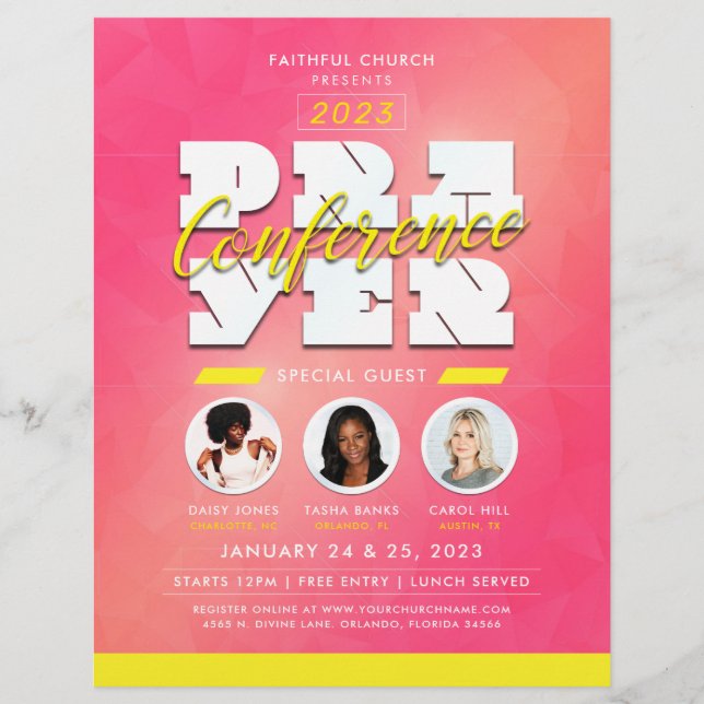 Gottesdienst Flyer (Vorne)