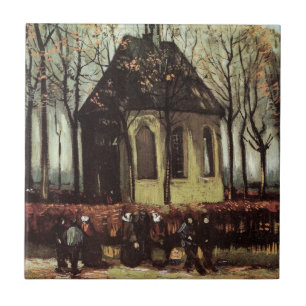 Gottesdienst in der Kirche, Nuenen von Vincent van Fliese
