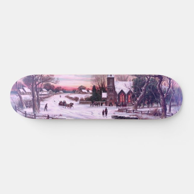 Gottesdienste an Weihnachten Skateboard (Horizontal)