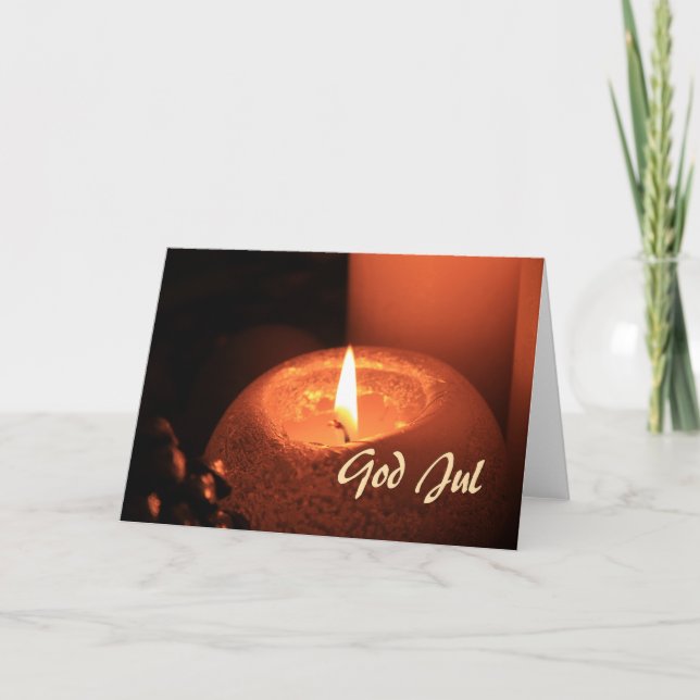 Gottesjul Burning Kerzen Weihnachten (Vorderseite)