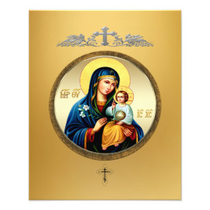 Gottesmutter Fotodruck
