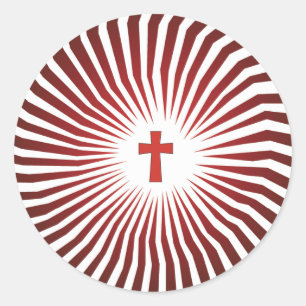 Gottesrocks - Christliches Gesteinsgetriebe Runder Aufkleber