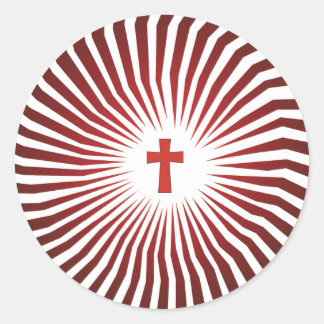 Gottesrocks - Christliches Gesteinsgetriebe Runder Aufkleber