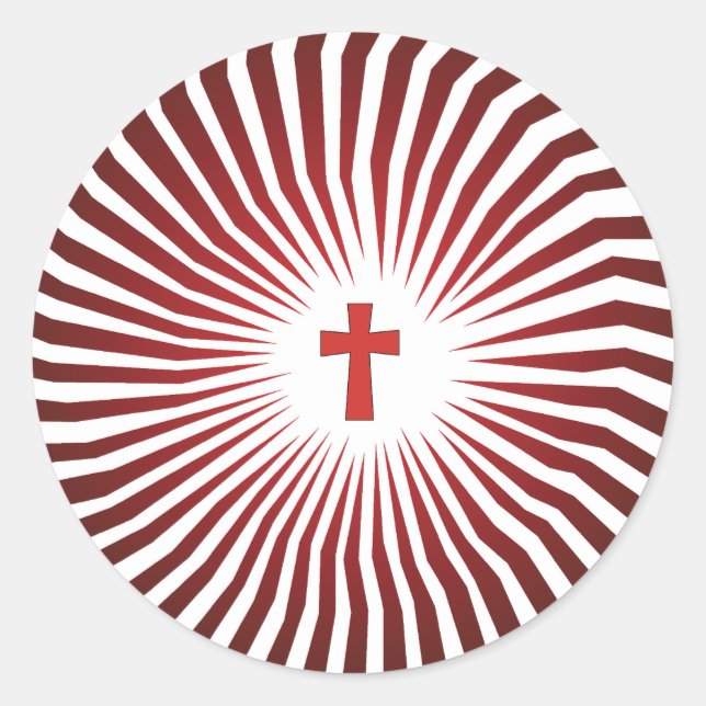 Gottesrocks - Christliches Gesteinsgetriebe Runder Aufkleber (Vorderseite)