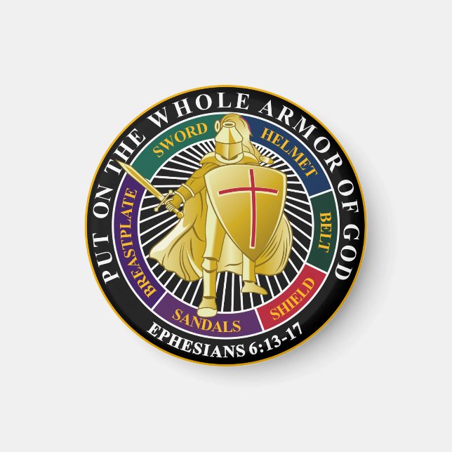 Gottesrüstung Magnet (Vorne)