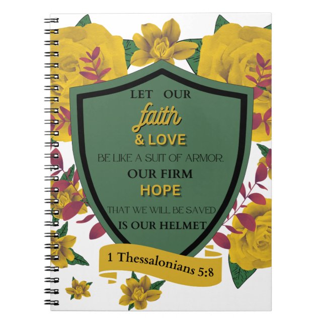 Gottesrüstung Notizblock (Vorderseite)
