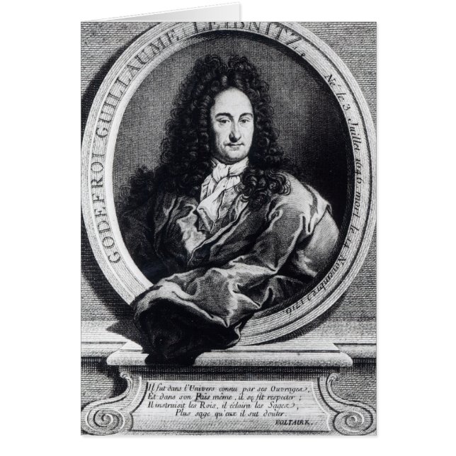Gottfried Wilhelm Leibniz (Vorne)