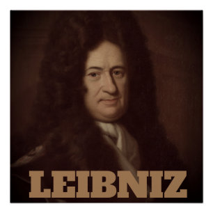 Gottfried Wilhelm Leibniz (c. 1695) Poster