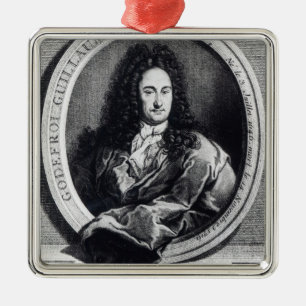 Gottfried Wilhelm Leibniz Silbernes Ornament