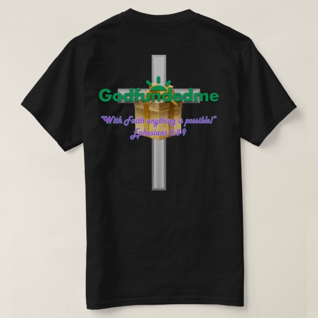 GottFundedMe T-Shirt (Design Rückseite)