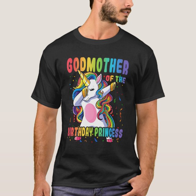 Gotthardprinzessin Dabbing Unicorn T-Shirt (Vorderseite)