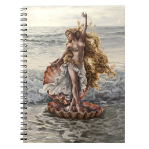 Göttin-Aphrodite-Notizbuch durch Künstler Lindsa Notizblock