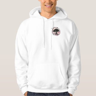 Göttin Baum in jeder Richtung auf Rosa Hoodie