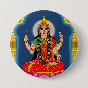 Göttin Bhairavi Button
