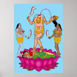 Göttin Chinnamasta Accessoires Poster