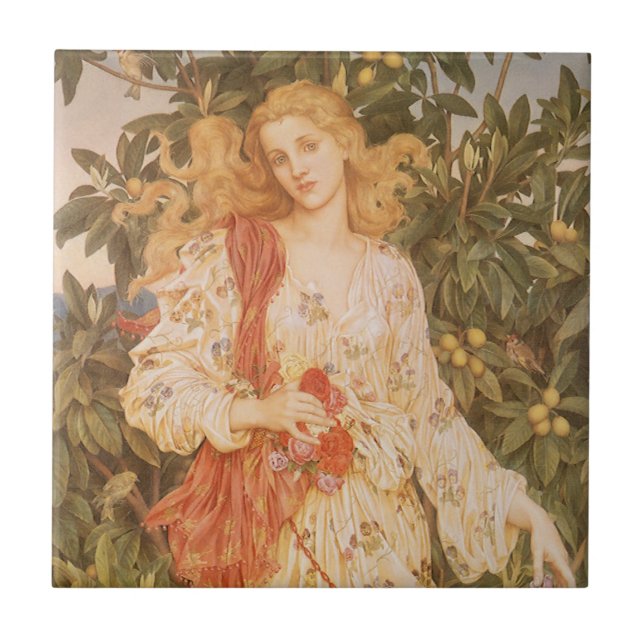 Göttin der Blüten und Blume, Flora von Morgan Fliese (Vorderseite)