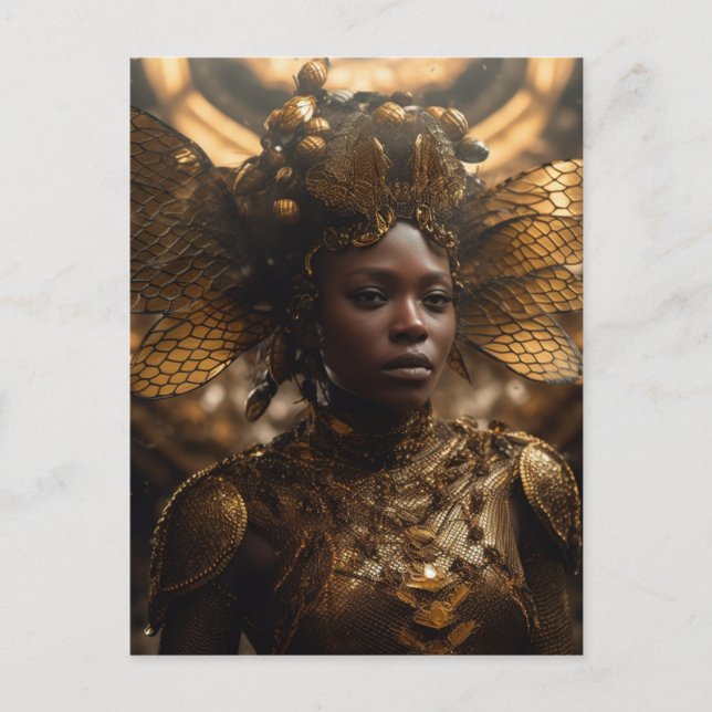 Göttin der Insekten Postkarte (Vorderseite)