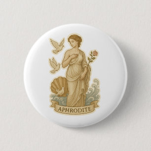 Göttin der Liebe Button