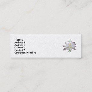 Göttin der Mitleid-Kanji-Visitenkarte Mini Visitenkarte